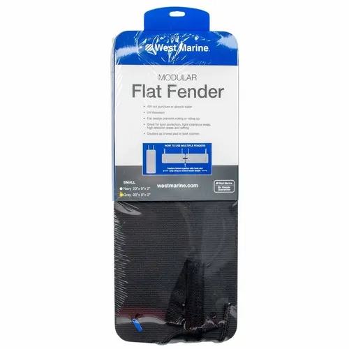 20" x 8" Modular Flat Fender, Gray 20" x 8" Modular Flat Fender, Gray