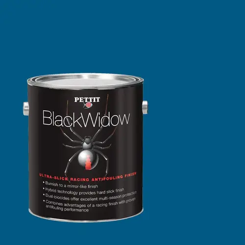 Black Widow Bottom Paint, Dark Blue, Gallon Black Widow Bottom Paint, Dark Blue, Gallon