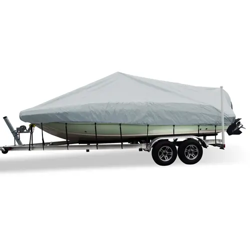 Flex-Fit PRO Boat Cover V-Hull, Center Console, 17 ft - 19 ft Gray Flex-Fit PRO Boat Cover V-Hull, Center Console, 17 ft - 19 ft Gray