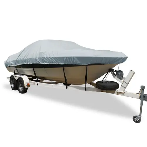 Flex-Fit PRO Boat Cover V-Hull Runabout, 20 ft - 21 ft Gray Flex-Fit PRO Boat Cover V-Hull Runabout, 20 ft - 21 ft Gray