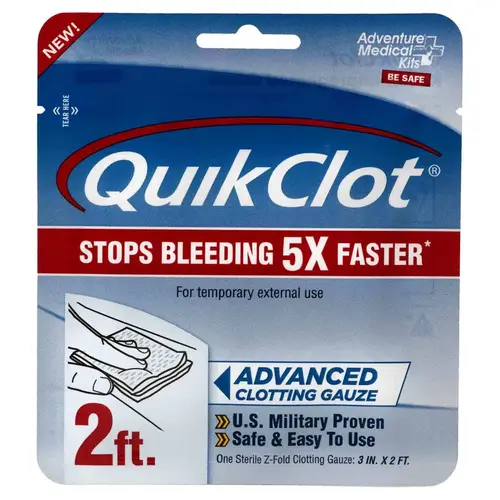 QuikClot Advanced Clotting Gauze, 3" x 24" QuikClot Advanced Clotting Gauze, 3" x 24"