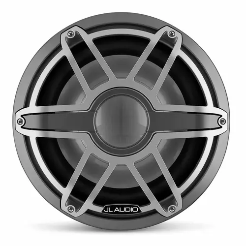 M7-12IB-S-GmTi-4 12" Marine Subwoofer Driver, Gunmetal Trim Ring, Titanium Sport Grille M7-12IB-S-GmTi-4 12" Marine Subwoofer Driver, Gunmetal Trim Ring, Titanium Sport Grille