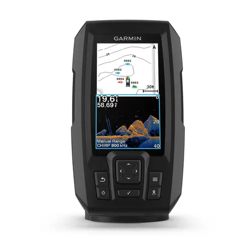 STRIKER Vivid 4cv Fishfinder with GT20-TM Transducer Color STRIKER Vivid 4cv Fishfinder with GT20-TM Transducer Color