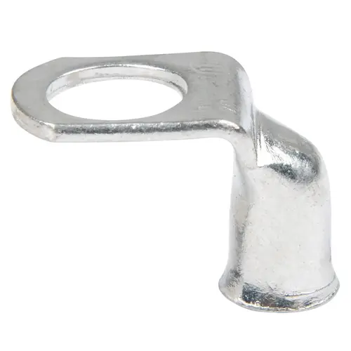 6 AWG 90 Degree Tinned Copper Lug, 3/8" Stud Size, 2-Pack 6 AWG 90 Degree Tinned Copper Lug, 3/8" Stud Size, 2-Pack