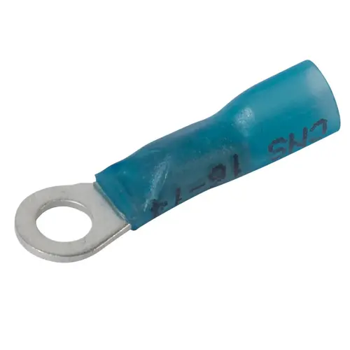 16-14 Waterproof Heat Shrink Ring Terminal, Blue, 25-Pack 16-14 Waterproof Heat Shrink Ring Terminal, Blue, 25-Pack