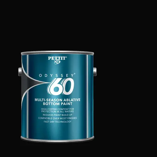 Odyssey 60 Multi-Season Ablative Antifouling Bottom Paint, Black, Gallon Odyssey 60 Multi-Season Ablative Antifouling Bottom Paint, Black, Gallon
