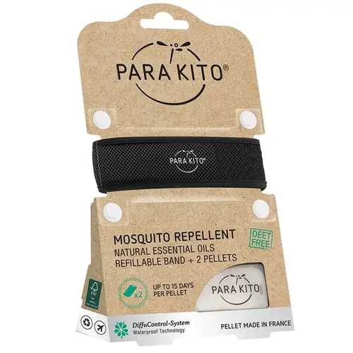 Mosquito Repellent Wristband, Black Mosquito Repellent Wristband, Black