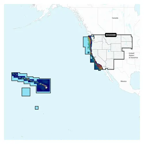 Navionics Vision+ US008R U.S. West Electronic Chart Navionics Vision+ US008R U.S. West Electronic Chart