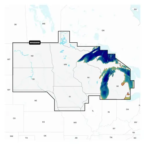 Navionics Vision+ US005R U.S. North Electronic Chart Navionics Vision+ US005R U.S. North Electronic Chart
