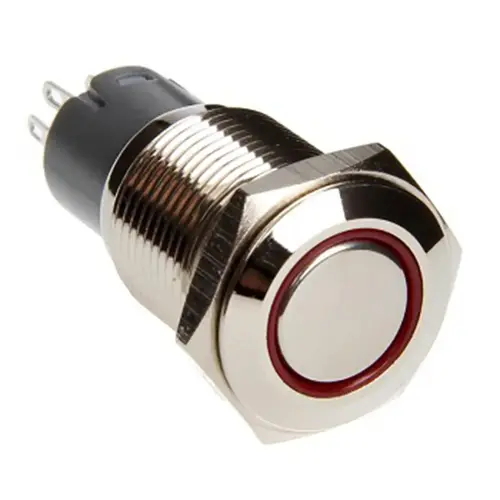 16mm LED Two Position Switch, Red 16mm LED Two Position Switch, Red