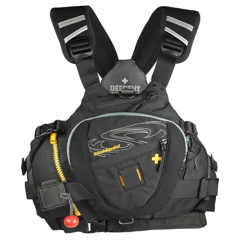 Descent Life Jacket, Black/Gold, 2 X-Large Descent Life Jacket, Black/Gold, 2 X-Large