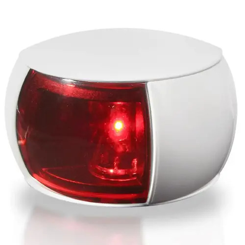 Side Mount LED Port Navigation Light, White Housing, 2 Nautical Miles Visibility Side Mount LED Port Navigation Light, White Housing, 2 Nautical Miles Visibility