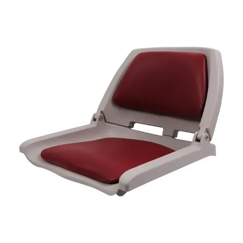 Folding Molded Boat Seat with Cushion Folding Molded Boat Seat with Cushion