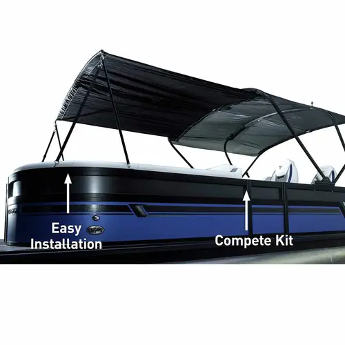 SureShade 7 ft Pontoon Bimini Extension Kit with Black Hardware SureShade 7 ft Pontoon Bimini Extension Kit with Black Hardware