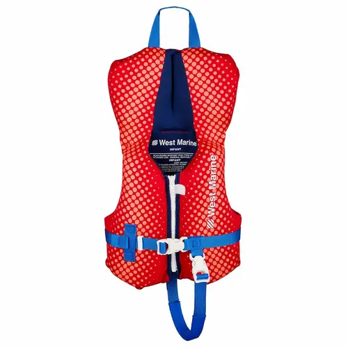 Neoprene Flex Back Rapid-Dry Vest Type II PFD, Infant Red Neoprene Flex Back Rapid-Dry Vest Type II PFD, Infant Red