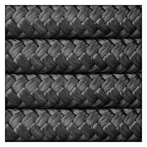 3/8" x 15 ft Dock Line, Premium Double Braid, Black 3/8" x 15 ft Dock Line, Premium Double Braid, Black