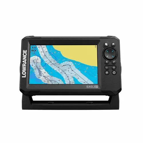 Eagle 7 Fishfinder/Chartplotter Combo with SplitShot HD Transducer and C-MAP Inland Charts for US Eagle 7 Fishfinder/Chartplotter Combo with SplitShot HD Transducer and C-MAP Inland Charts for US