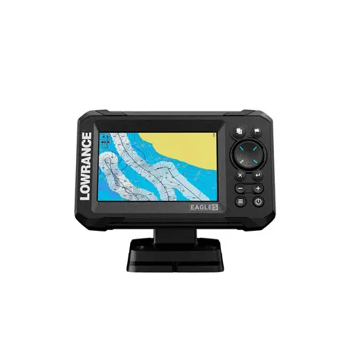 Eagle 5 Fishfinder/Chartplotter Combo with SplitShot HD Transducer and C-MAP Discover US and Canada Charts Color Eagle 5 Fishfinder/Chartplotter Combo with SplitShot HD Transducer and C-MAP Discover US and Canada Charts Color
