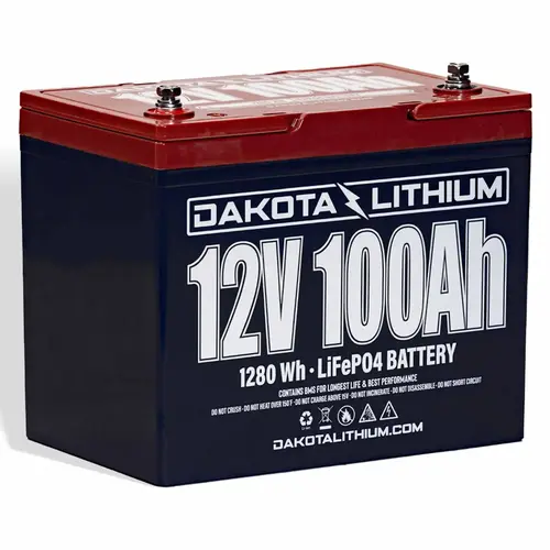 Lithium Iron Phosphate Deep Cycle Battery, 12V, 100Ah, Group 24 Lithium Iron Phosphate Deep Cycle Battery, 12V, 100Ah, Group 24