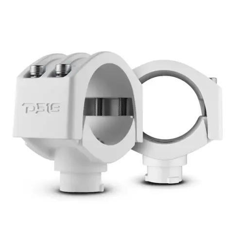 3", 2.75", 2.5" and 2.25" Clamp and Clamp Adaptors for Tower Speakers, White (Single) 3", 2.75", 2.5" and 2.25" Clamp and Clamp Adaptors for Tower Speakers, White (Single)