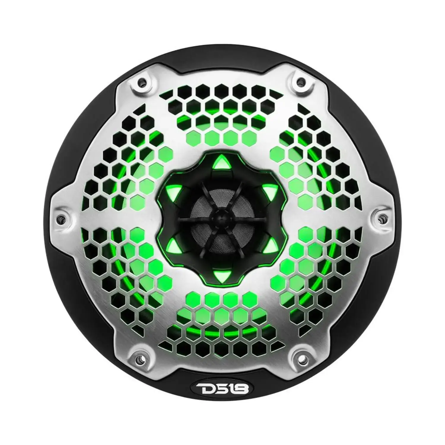 DS18 HYDRO 6.5 2-Way Marine Speakers with Integrated RGB LED Lights 300 Watts White NXL-6M/BK DS18 HYDRO 6.5 2-Way Marine Speakers with Integrated RGB LED Lights 300 Watts White NXL-6M/BK
