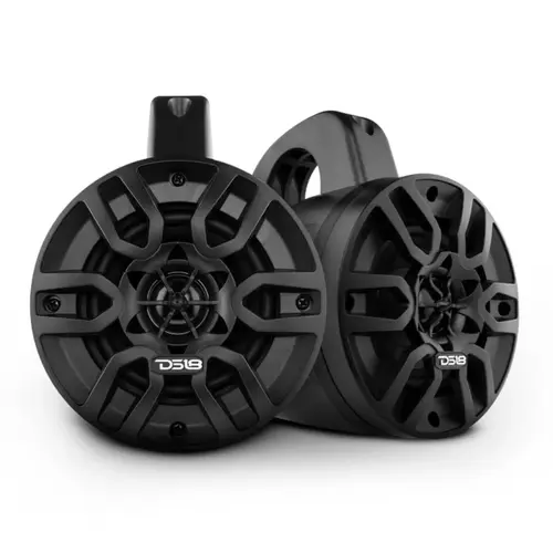 HYDRO 4" Amplified with Bluetooth Wakeboard Tower Speakers, Black HYDRO 4" Amplified with Bluetooth Wakeboard Tower Speakers, Black