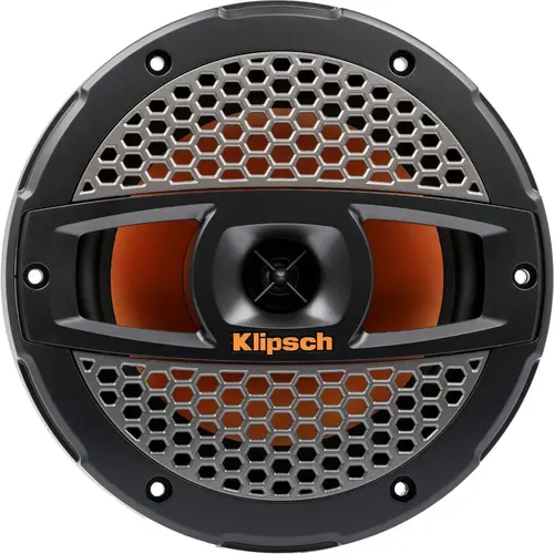 7" Marine Coaxial Speakers with Onyx Steel Colored Grilles 7" Marine Coaxial Speakers with Onyx Steel Colored Grilles
