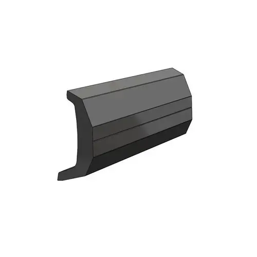 Rigid Black Rub Rail Kit, 1 7/16" x 5/8", 3 Pieces 7.5 ft, 7.5 ft & 5 ft Lengths Rigid Black Rub Rail Kit, 1 7/16" x 5/8", 3 Pieces 7.5 ft, 7.5 ft & 5 ft Lengths