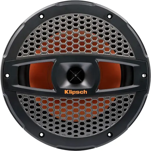 8.5" Marine Coaxial Speakers with Onyx Steel Colored Grilles 8.5" Marine Coaxial Speakers with Onyx Steel Colored Grilles