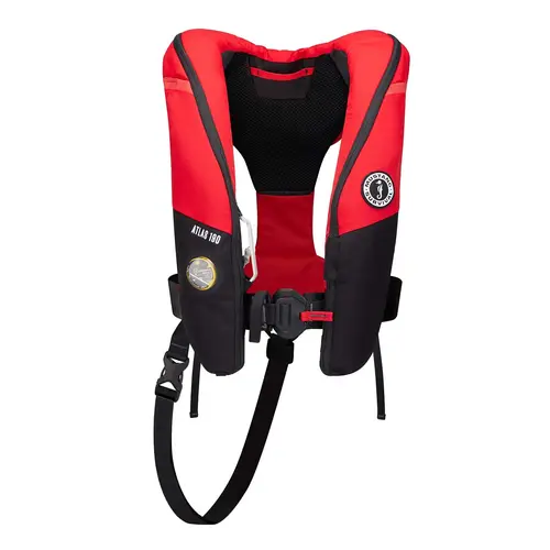 Atlas 190 DLX Hammar Life Jacket Red-Black Atlas 190 DLX Hammar Life Jacket Red-Black