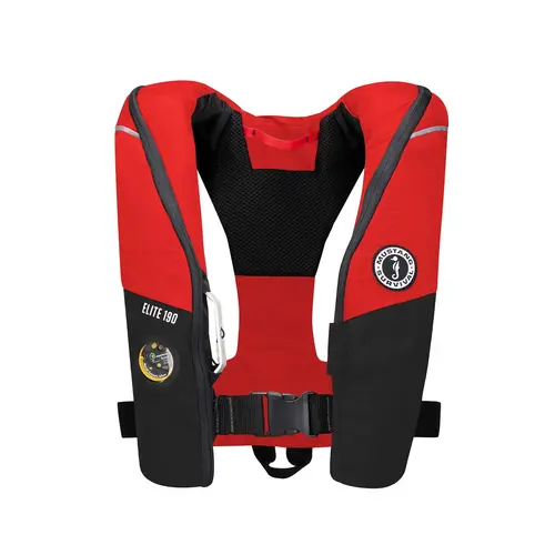 Elite 190 Inflatable PFD Red-Black Elite 190 Inflatable PFD Red-Black