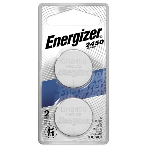 Energizer 2450 Lithium Coin Battery, 2 Pack Energizer 2450 Lithium Coin Battery, 2 Pack