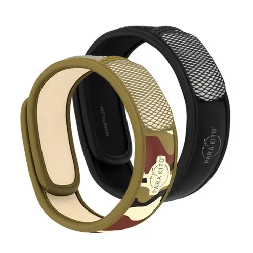 Mosquito Repellent Wristband Bonus (Black and Jungle) Mosquito Repellent Wristband Bonus (Black and Jungle)