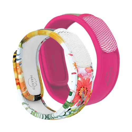 Mosquito Repellent Wristband Bonus (Flowery and Fuchsia) Mosquito Repellent Wristband Bonus (Flowery and Fuchsia)