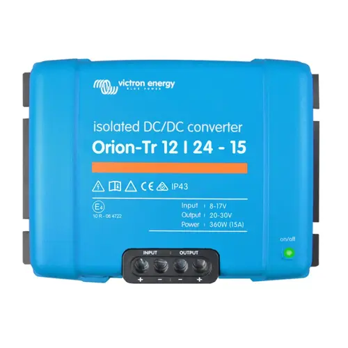 Victron Energy Orion-Tr 12/24-15A (360W) Isolated DC-DC converter Victron Energy Orion-Tr 12/24-15A (360W) Isolated DC-DC converter