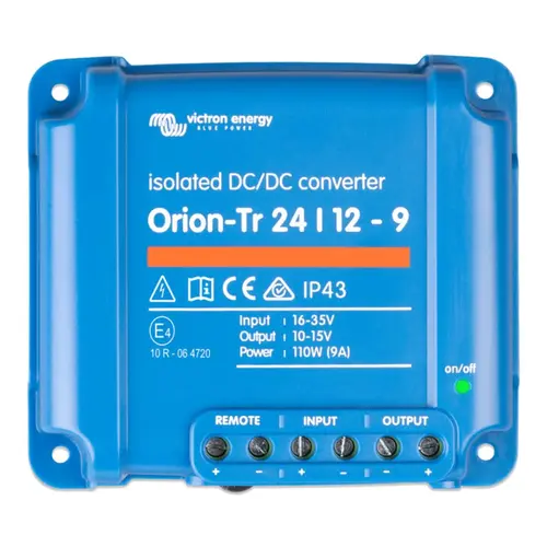 Victron Energy Orion-Tr 24/12-9A (110W) Isolated DC-DC converter Victron Energy Orion-Tr 24/12-9A (110W) Isolated DC-DC converter