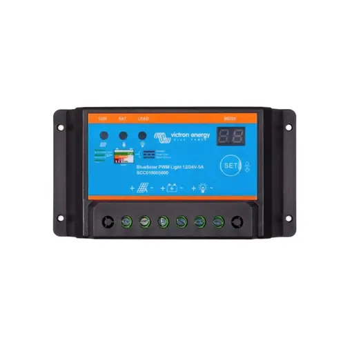 Victron Energy BlueSolar PWM-Light Charge Controller 12/24V-5A Victron Energy BlueSolar PWM-Light Charge Controller 12/24V-5A