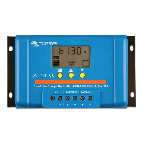 Victron Energy BlueSolar PWM DUO-LCD&USB 12/24V-20A Victron Energy BlueSolar PWM DUO-LCD&USB 12/24V-20A