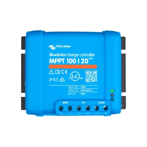 Victron Energy BlueSolar MPPT 100/20 (up to 48V) Retail Victron Energy BlueSolar MPPT 100/20 (up to 48V) Retail