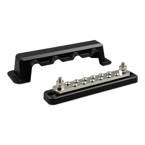 Victron Energy Busbar 250A 2P with 12 screws +cover Victron Energy Busbar 250A 2P with 12 screws +cover
