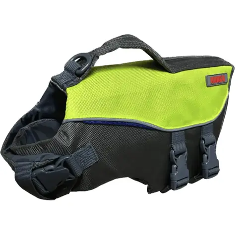 Aqua Pro Dog Life Vest, Green/Gray, XXS Aqua Pro Dog Life Vest, Green/Gray, XXS