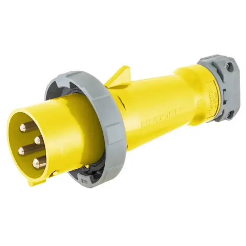 Hubbell Marine Pin & Sleeve Plug, 3P4W, 100A 125/250V Hubbell Marine Pin & Sleeve Plug, 3P4W, 100A 125/250V