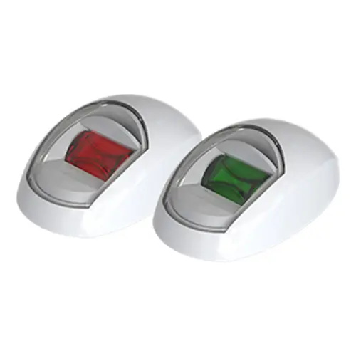 SEAFLO Pair of Vertical Mount Red/Port & Green/Starboard LED Navigation Lights, White Housing, 2 Nautical Miles Visibility (05-Series) SEAFLO Pair of Vertical Mount Red/Port & Green/Starboard LED Navigation Lights, White Housing, 2 Nautical Miles Visibility (05-Series)