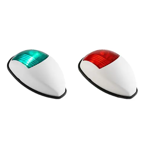 SEAFLO Pair of Vertical Mount Red/Port & Green/Starboard LED Navigation Lights, White Housing, 2 Nautical Miles Visibility (03-Series) SEAFLO Pair of Vertical Mount Red/Port & Green/Starboard LED Navigation Lights, White Housing, 2 Nautical Miles Visibility (03-Series)
