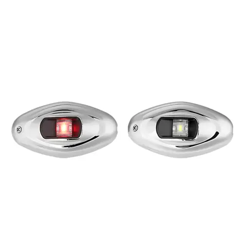 SEAFLO Pair of Low-Profile Vertical Mount Navigation Lights,Port & Starboard Pair, 1 Nautical Mile Visibility (02-Series) SEAFLO Pair of Low-Profile Vertical Mount Navigation Lights,Port & Starboard Pair, 1 Nautical Mile Visibility (02-Series)