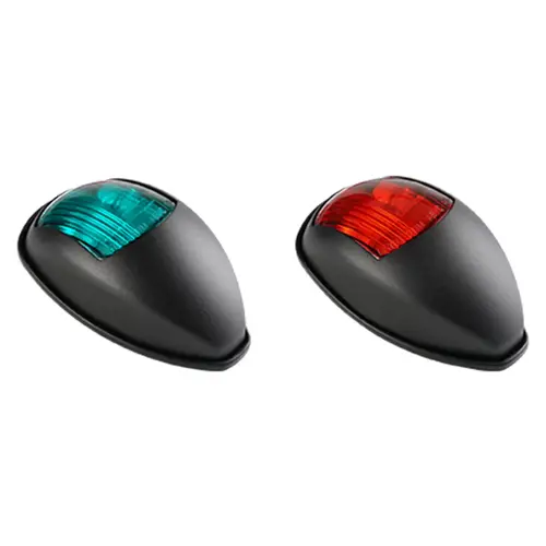 SEAFLO Pair of Vertical Mount Red/Port & Green/Starboard LED Navigation Lights, Black Housing, 2 Nautical Miles Visibility (03-Series) SEAFLO Pair of Vertical Mount Red/Port & Green/Starboard LED Navigation Lights, Black Housing, 2 Nautical Miles Visibility (03-Series)
