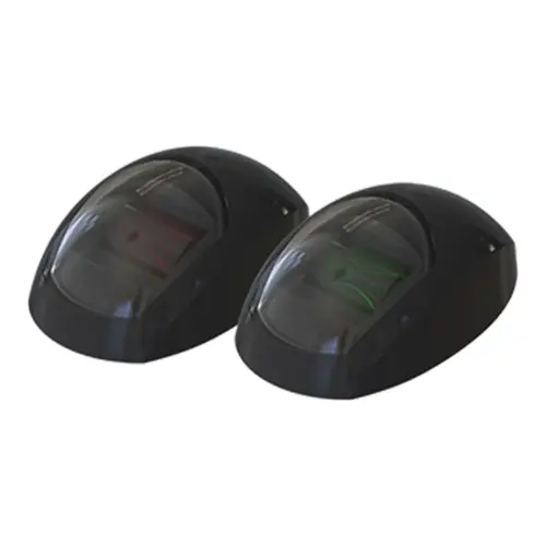 SEAFLO Pair of Vertical Mount Red/Port & Green/Starboard LED Navigation Lights, Black Housing, 2 Nautical Miles Visibility (05-Series) SEAFLO Pair of Vertical Mount Red/Port & Green/Starboard LED Navigation Lights, Black Housing, 2 Nautical Miles Visibility (05-Series)