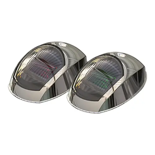 SEAFLO Pair of Vertical Mount Red/Port & Green/Starboard LED Navigation Lights, 316 Stainless Housing, 2 Nautical Miles Visibility (05-Series) SEAFLO Pair of Vertical Mount Red/Port & Green/Starboard LED Navigation Lights, 316 Stainless Housing, 2 Nautical Miles Visibility (05-Series)