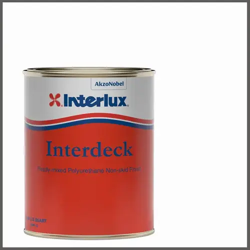 Interdeck Nonskid Paint, White, Quart Interdeck Nonskid Paint, White, Quart