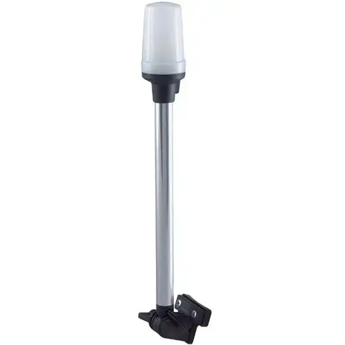 PERKO Horizontal Mount Fold-Down All-Round Navigation Pole Light PERKO Horizontal Mount Fold-Down All-Round Navigation Pole Light